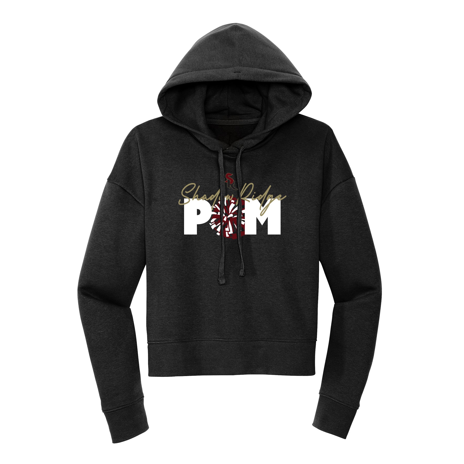 Shadow Ridge Pom Pom Cropped Hoodie