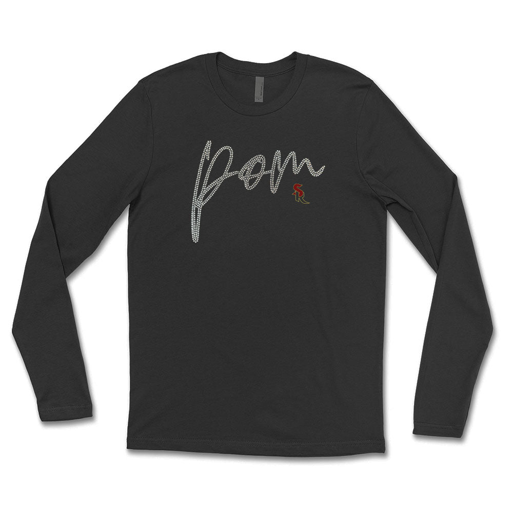 Shadow Ridge Pom Rhinestone Unisex Long Sleeve Tee
