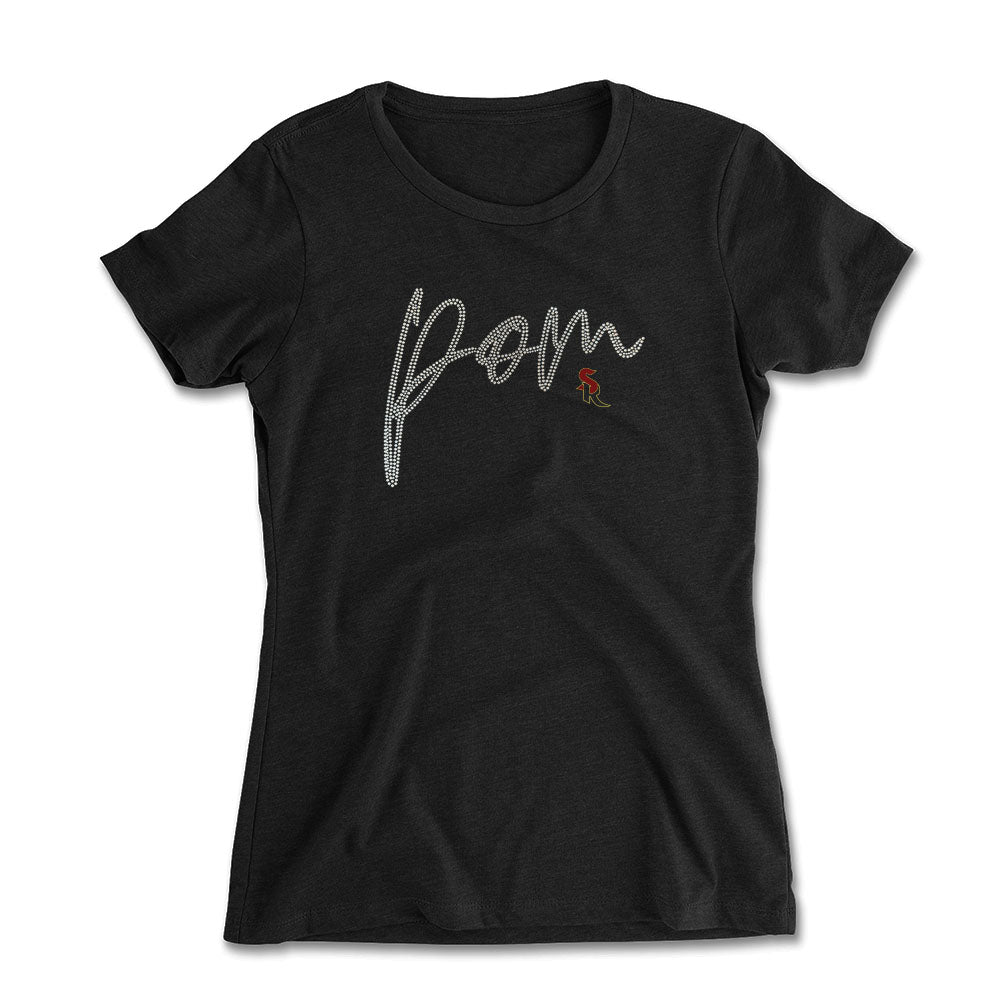Shadow Ridge Pom Rhinestone Women's Fit Tee