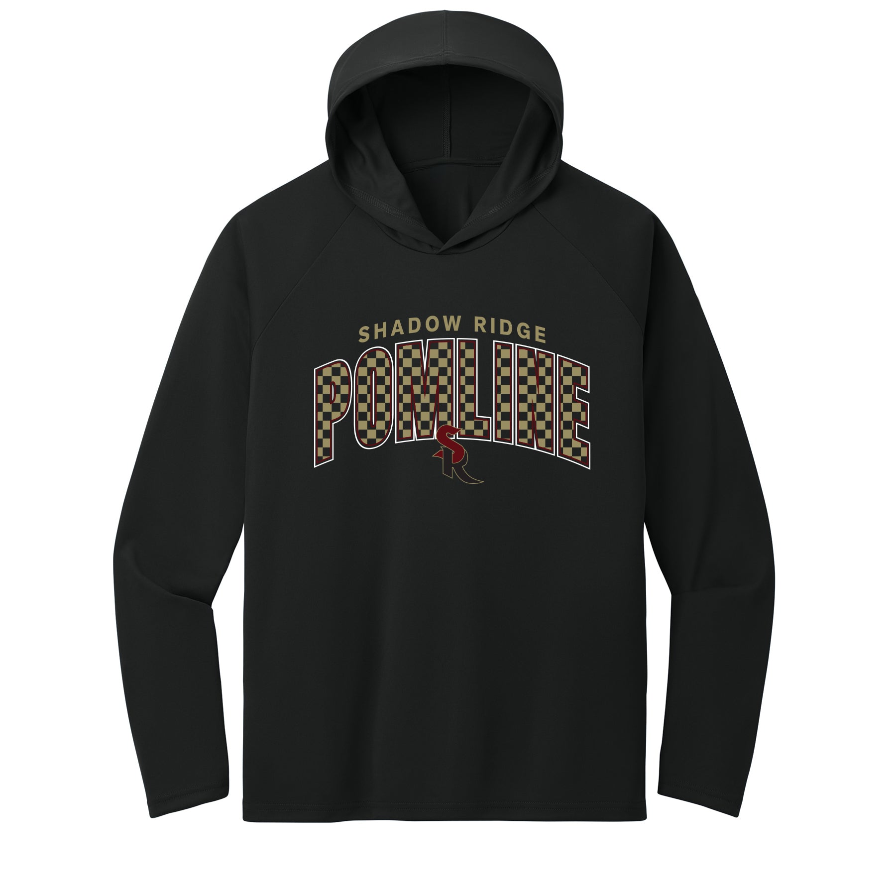 Shadow Ridge Polka Dot Performance Hooded Long Sleeve Tee