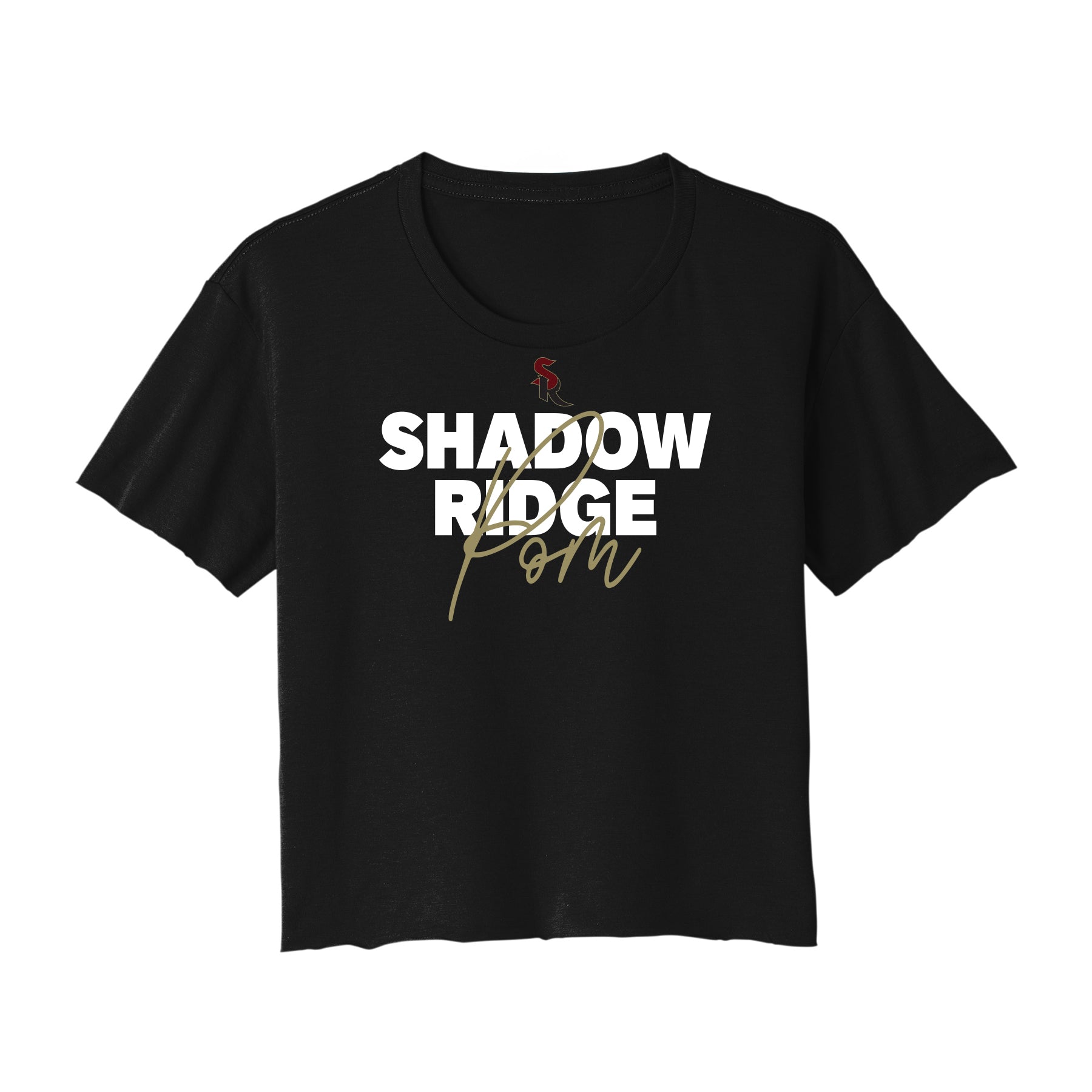 SR Shadow Ridge Pom Cropped Tee