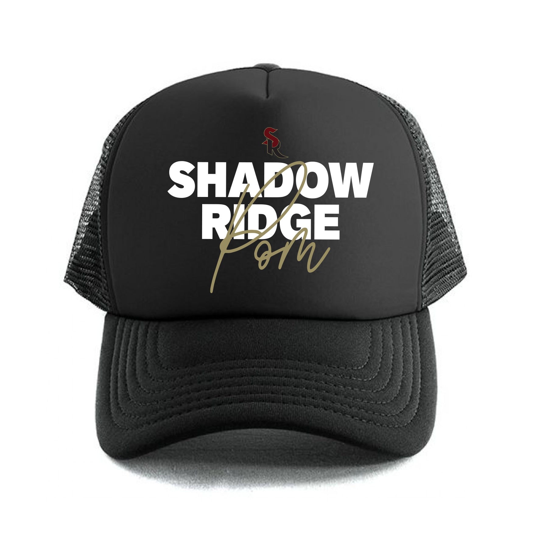 SR Shadow Ridge Pom Trucker Hat