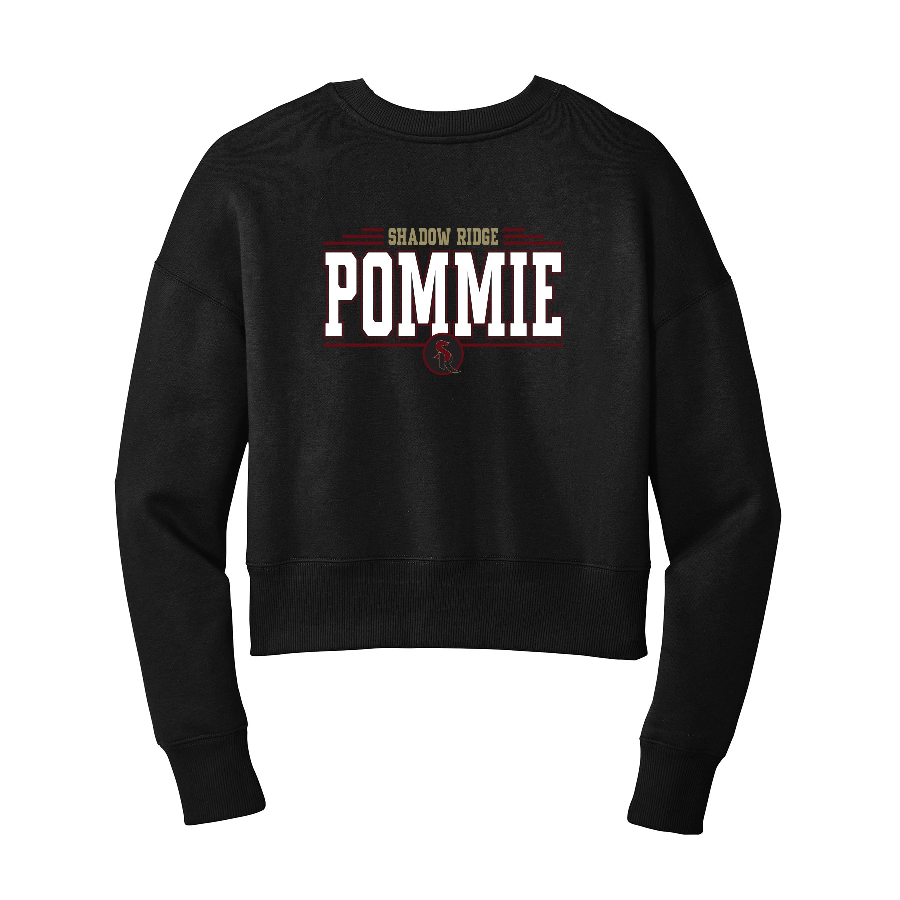 Shadow Ridge Pommie Cropped Crewneck Sweatshirt