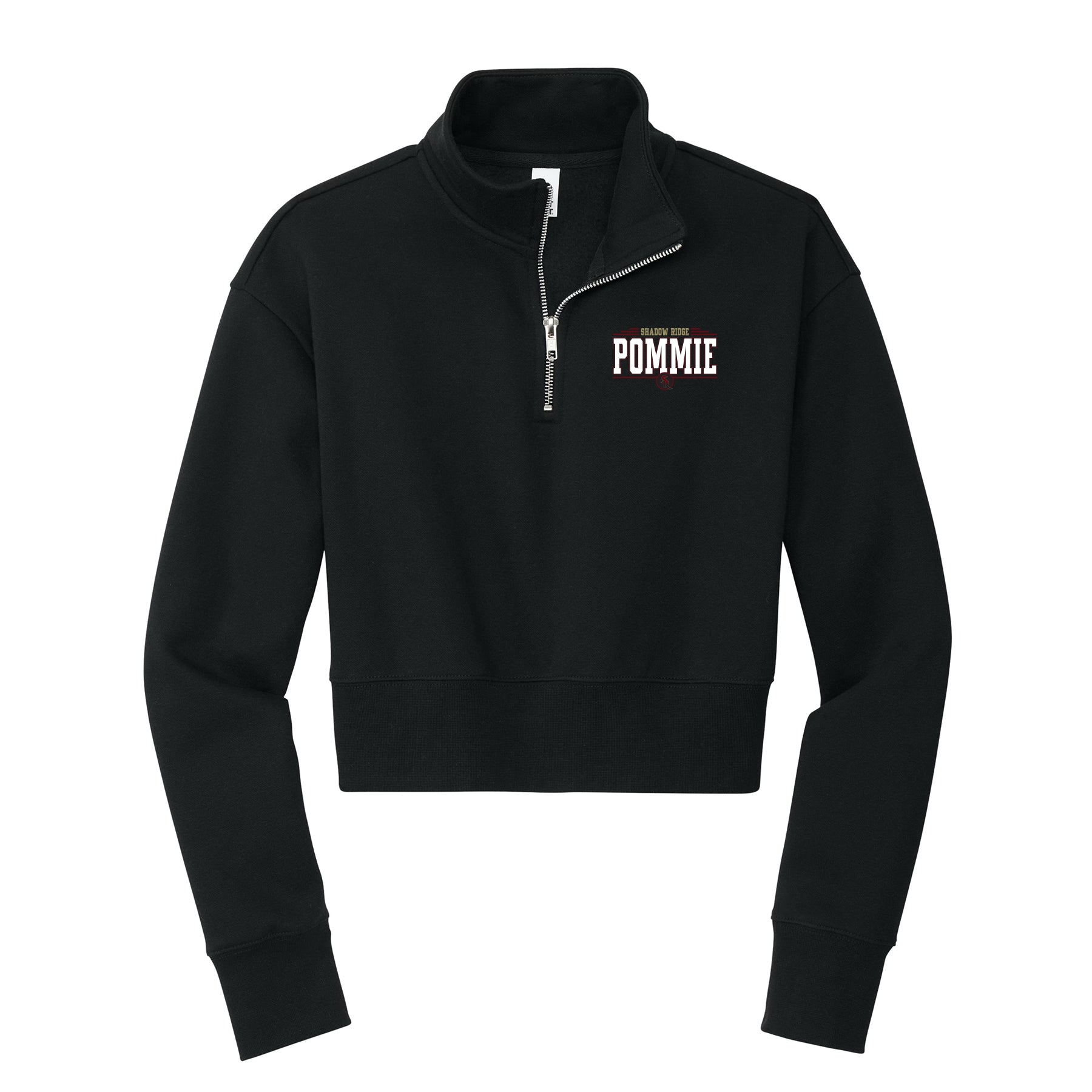 Shadow Ridge Pommie Cropped 1/4 Zip Fleece
