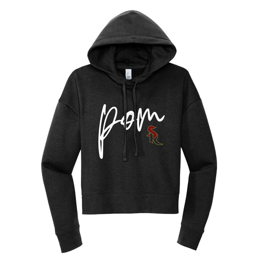 SR Pom Cropped Hoodie