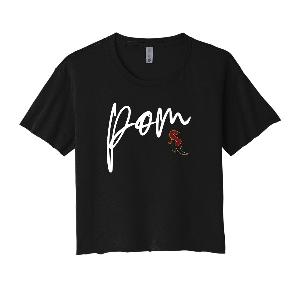 SR Pom Cropped Tee