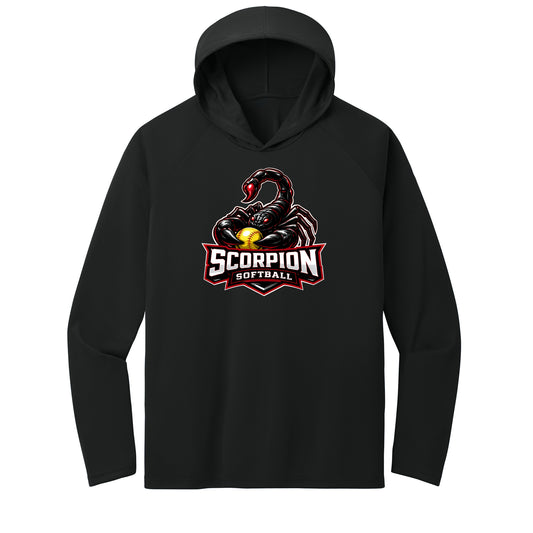 Scorpion Softball Performance Hooded Long Sleeve Tee