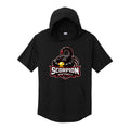 Scorpion Softball  Hooded Short Sleeve Tee