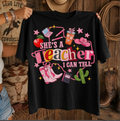 She's A Teacher I Can Tell Unisex Tee
