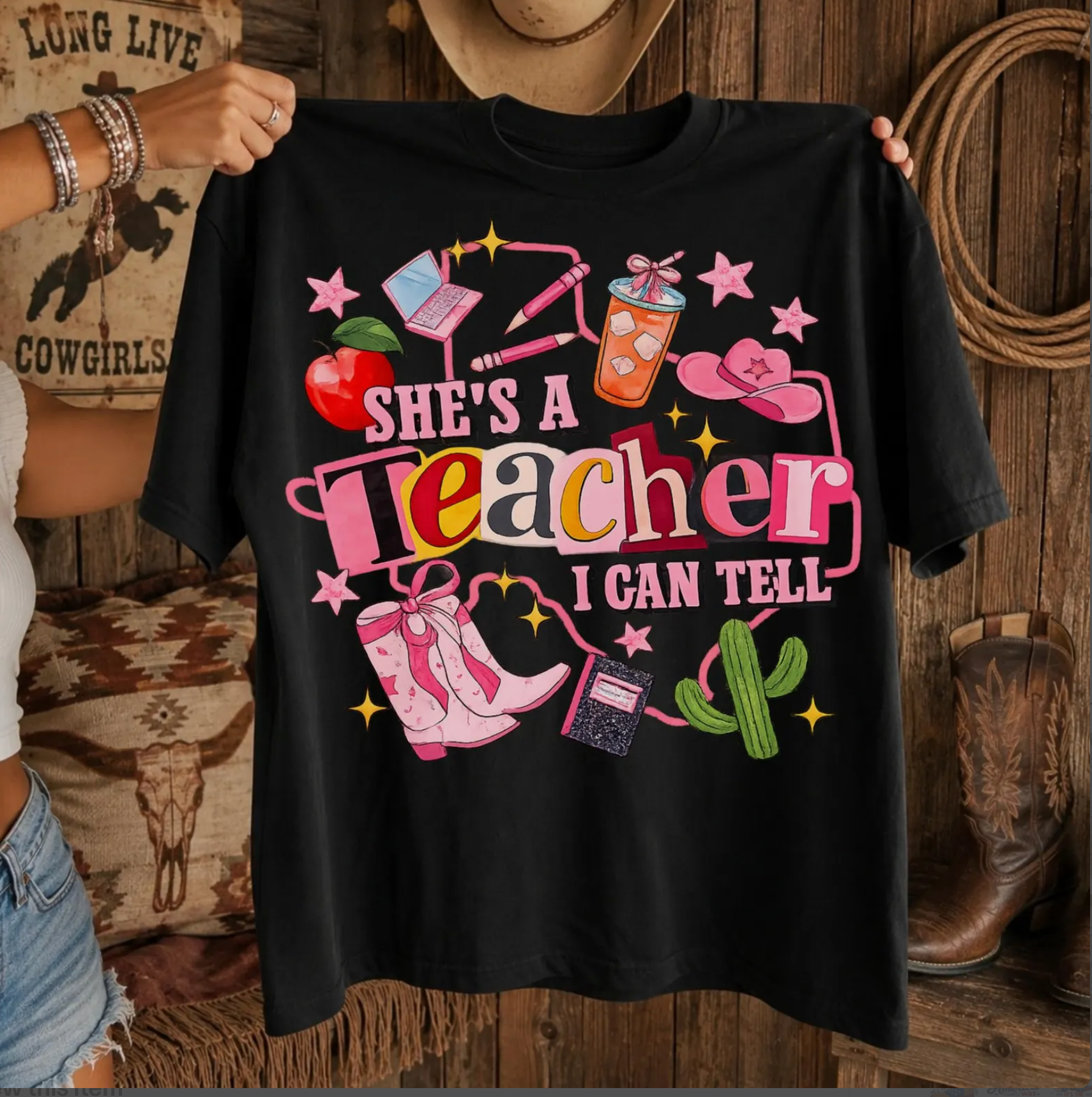 She's A Teacher I Can Tell Unisex Tee
