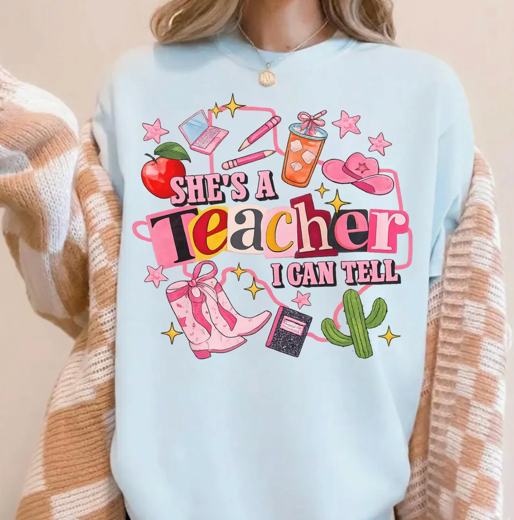 She's A Teacher I Can Tell Unisex Tee