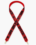 Red and Black Game Day Purse Strap