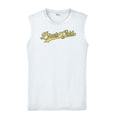 Black Gold Script Performance Sleeveless Tank