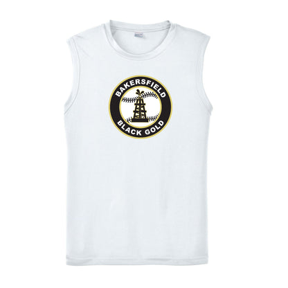 Black Gold Baseball Seal Performance Sleeveless Tank