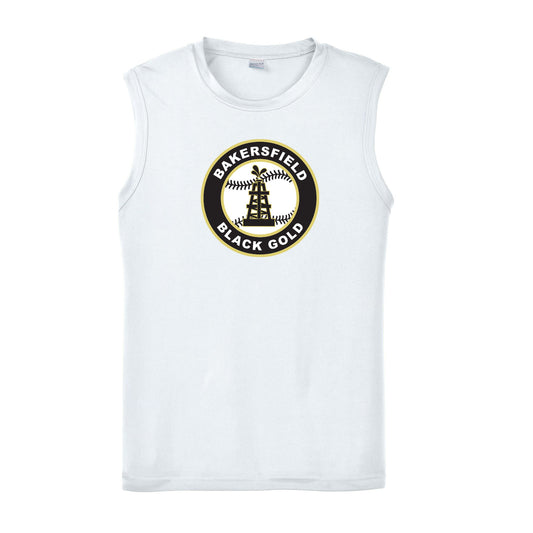 Black Gold Baseball Seal Performance Sleeveless Tank