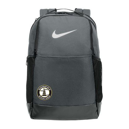 Black Gold Seal Nike Swoosh Backpack