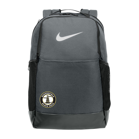 Black Gold Seal Nike Swoosh Backpack
