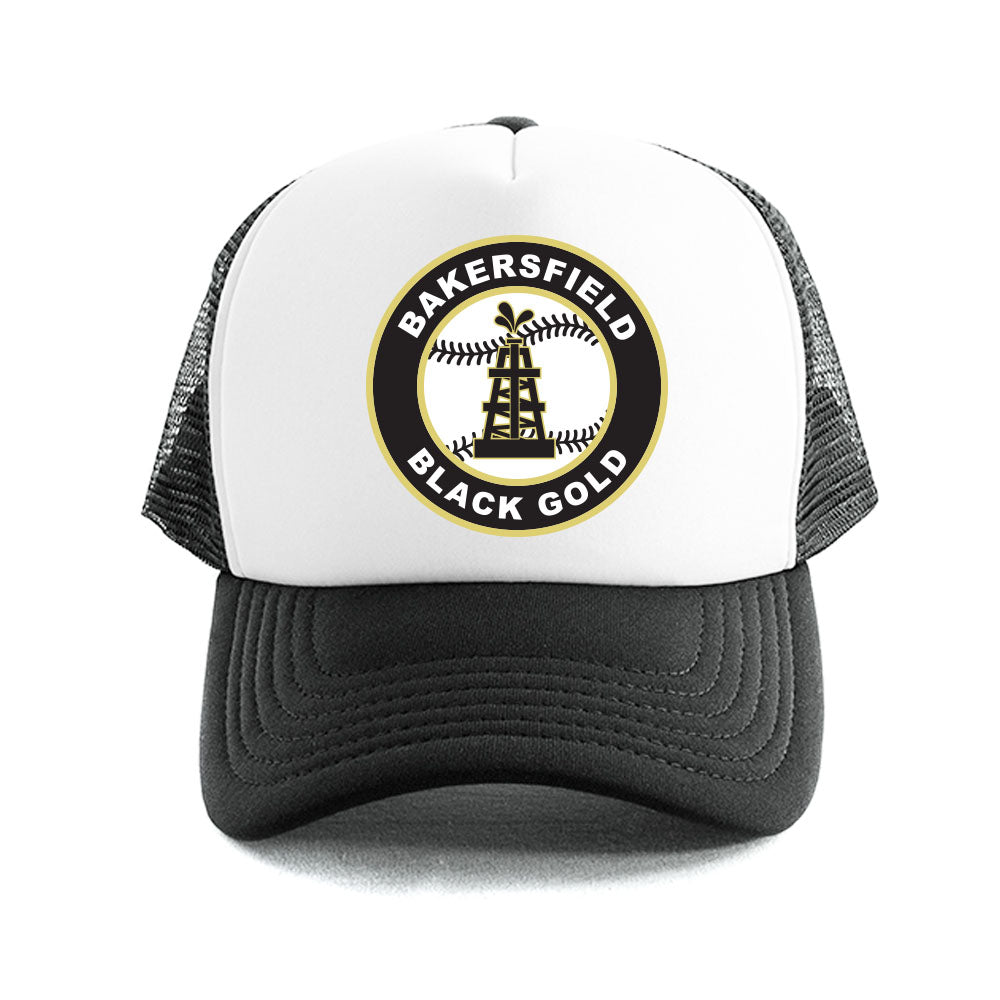 Black Gold Baseball Seal Trucker Hat – James Lee Dean
