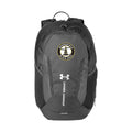 Black Gold Baseball Seal Under Armour Hustle 5.0 Team Laptop Backpack