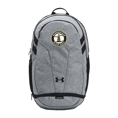 Black Gold Baseball Seal Under Armour Hustle 5.0 Team Laptop Backpack