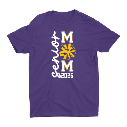 Senior Mom 2026 Script Unisex Crewneck Tee