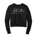 Shine Cropped Crewneck Sweatshirt