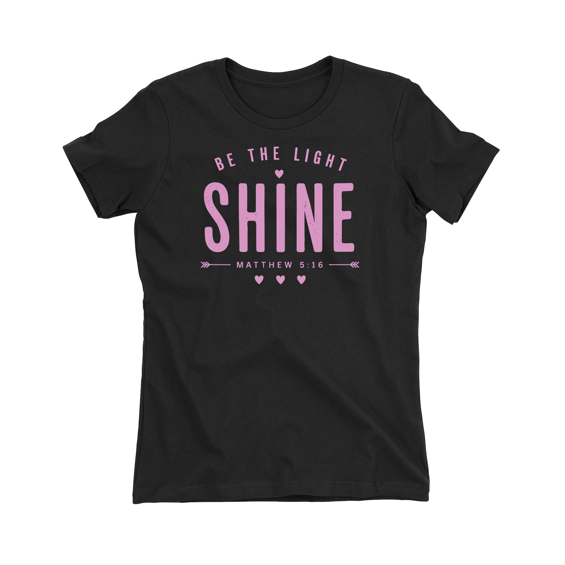 Be The Light Women's Fitted Tee