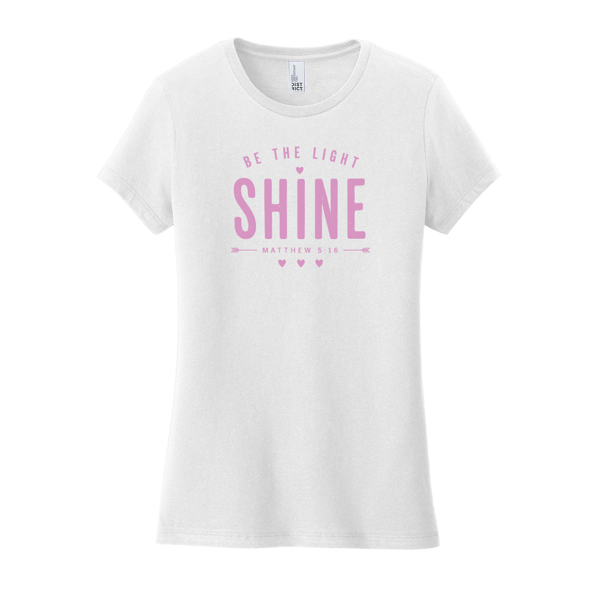 Be The Light Women's Fitted Tee