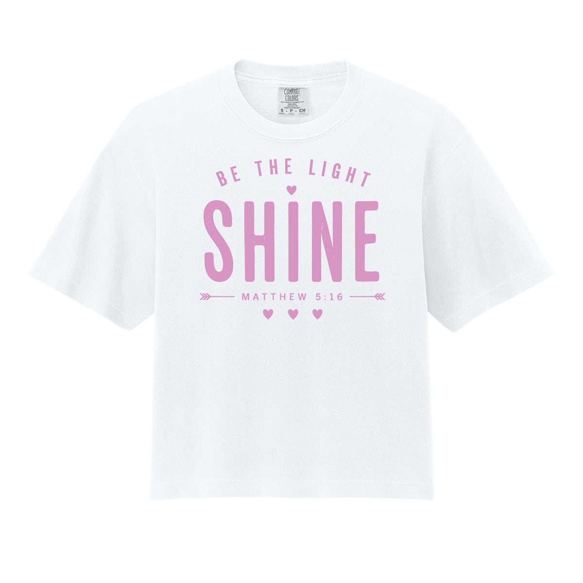 Be The Light Cropped Tee