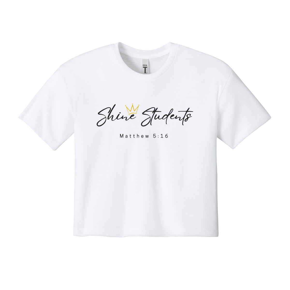 Shine Students Cropped Tee