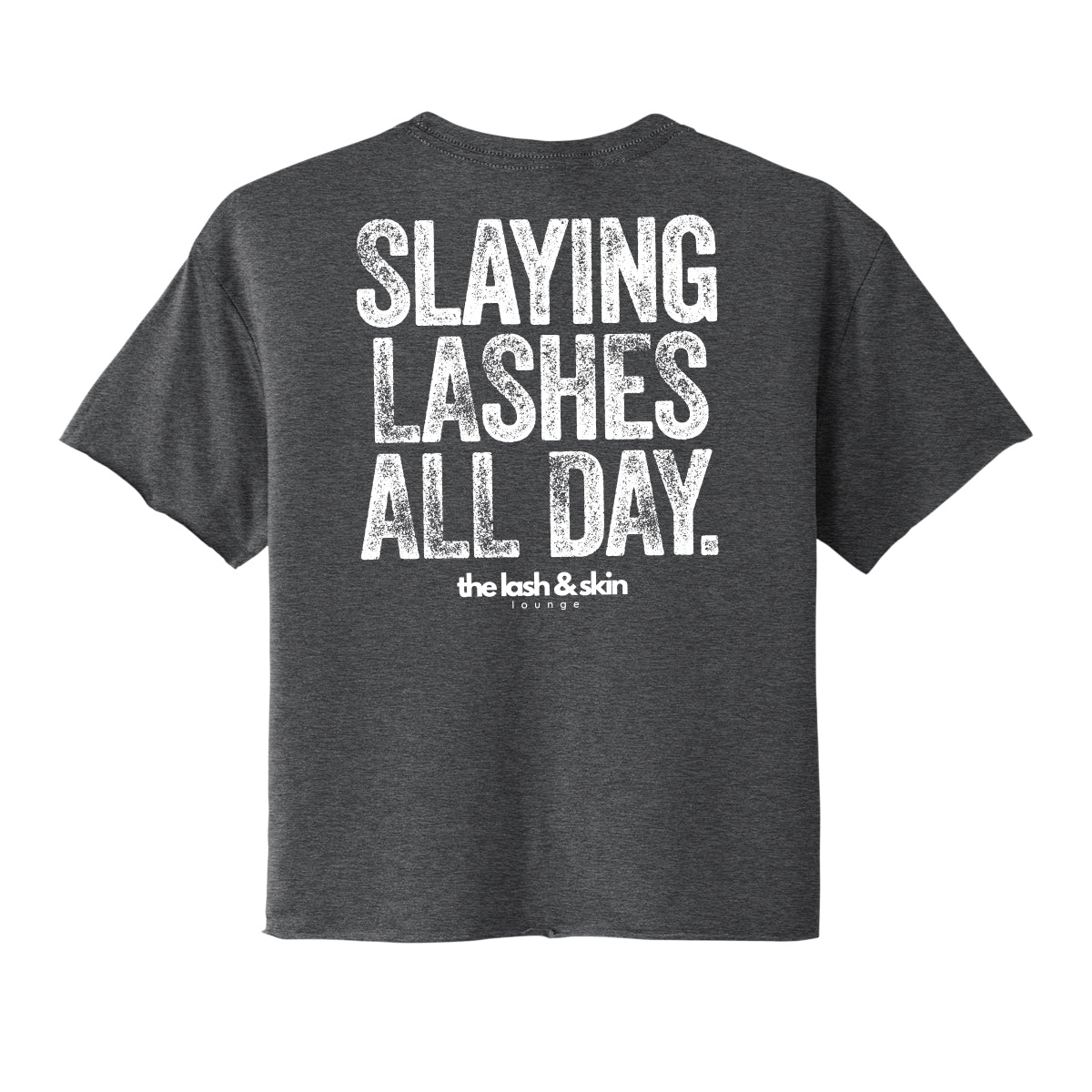 Slaying Lashes All Day Cropped Tee