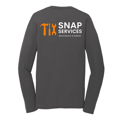 Snap Services Dri Fit Long Sleeve Tee