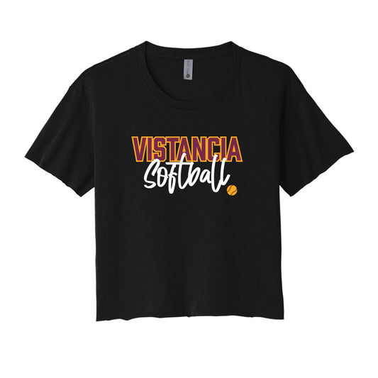 Vistancia Softball Cropped Tee