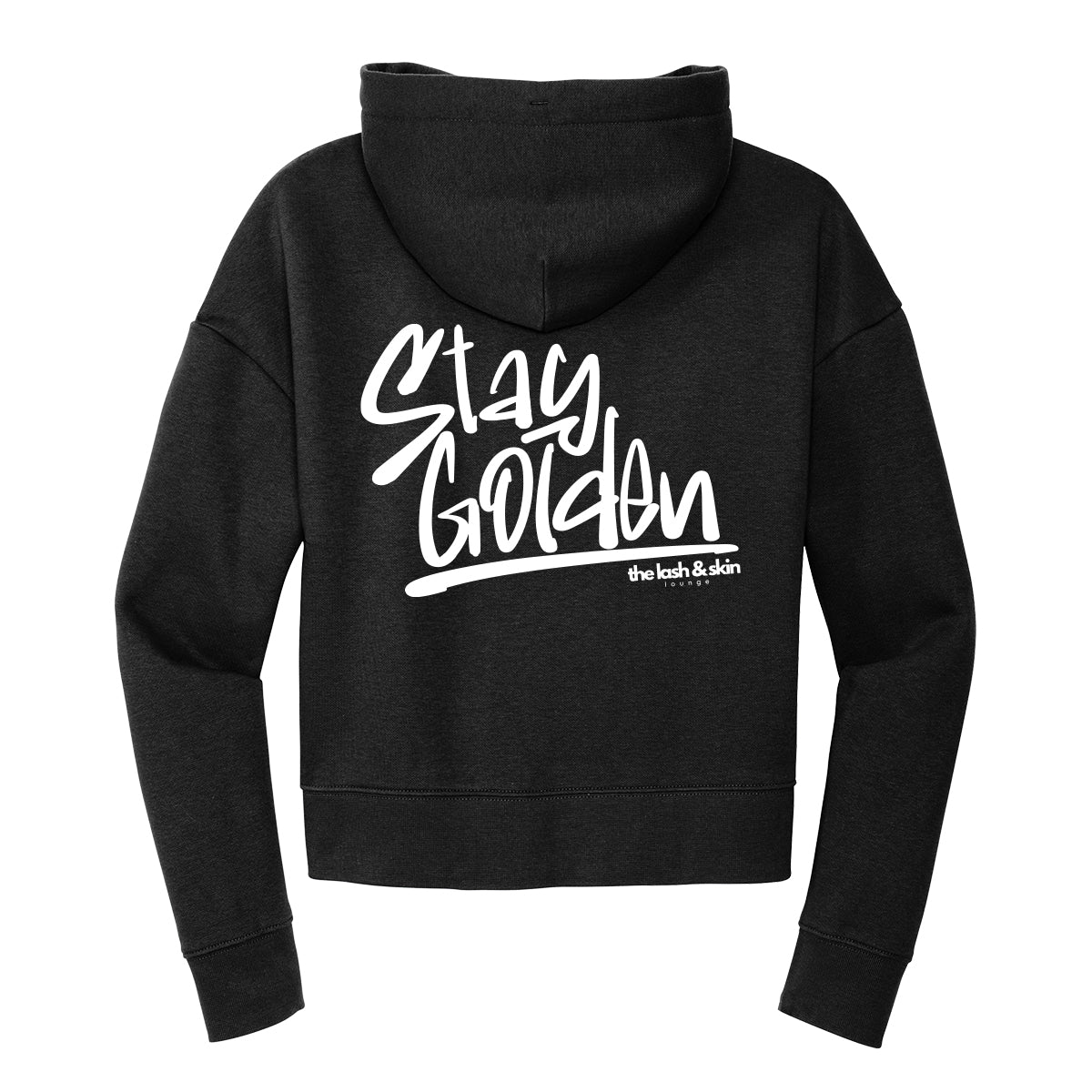 Stay Golden Cropped Hoodie