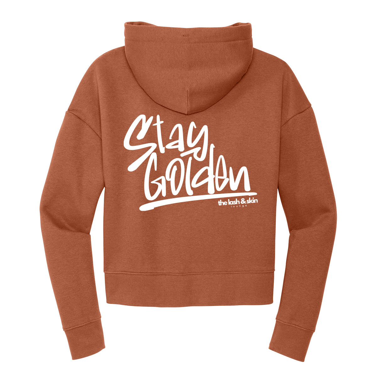 Stay Golden Cropped Hoodie