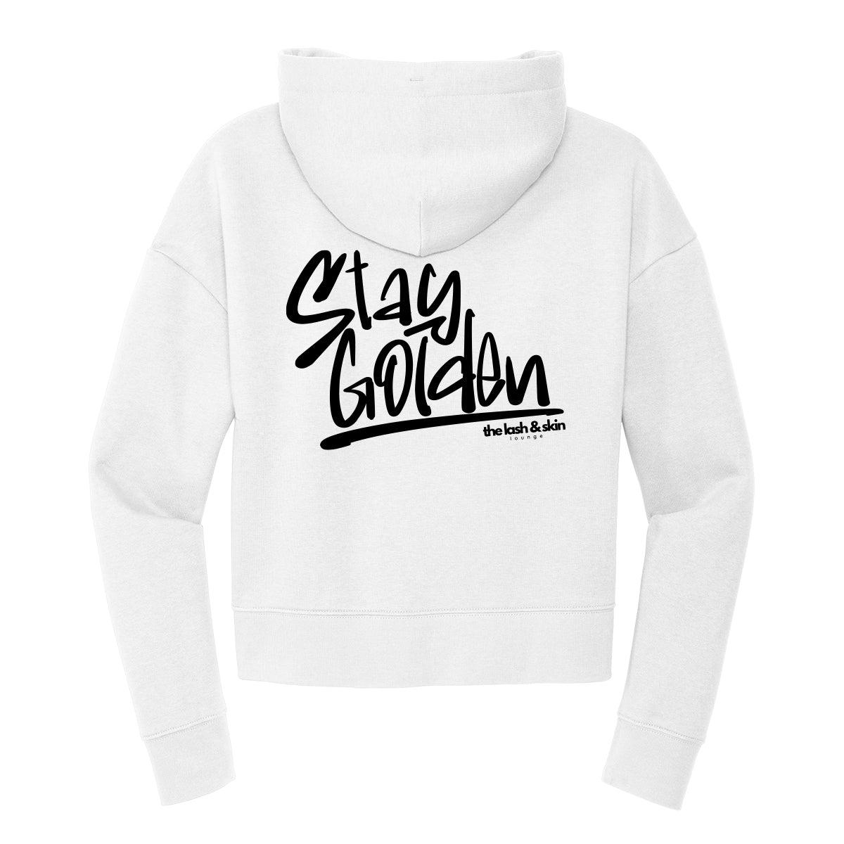 Stay Golden Cropped Hoodie