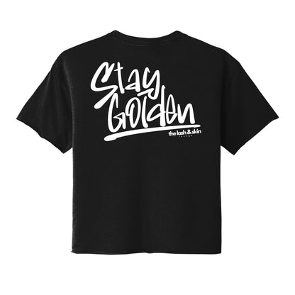 Stay Golden Cropped Tee