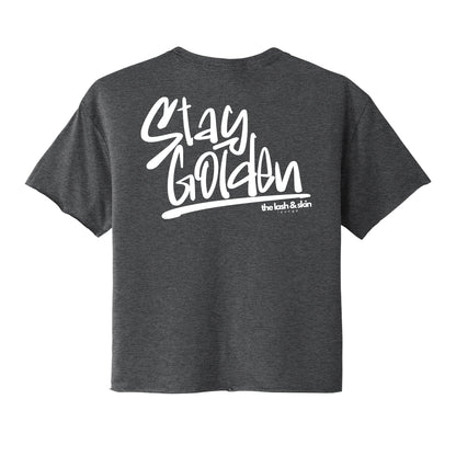 Stay Golden Cropped Tee