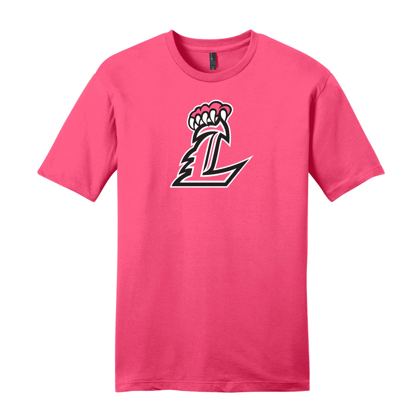 Pink L Unisex Crewneck Tee