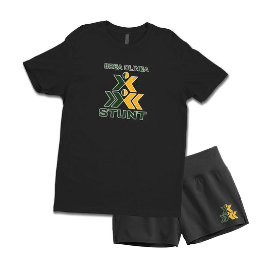 Brea O Stunt Unisex Tee and Womens Short Set