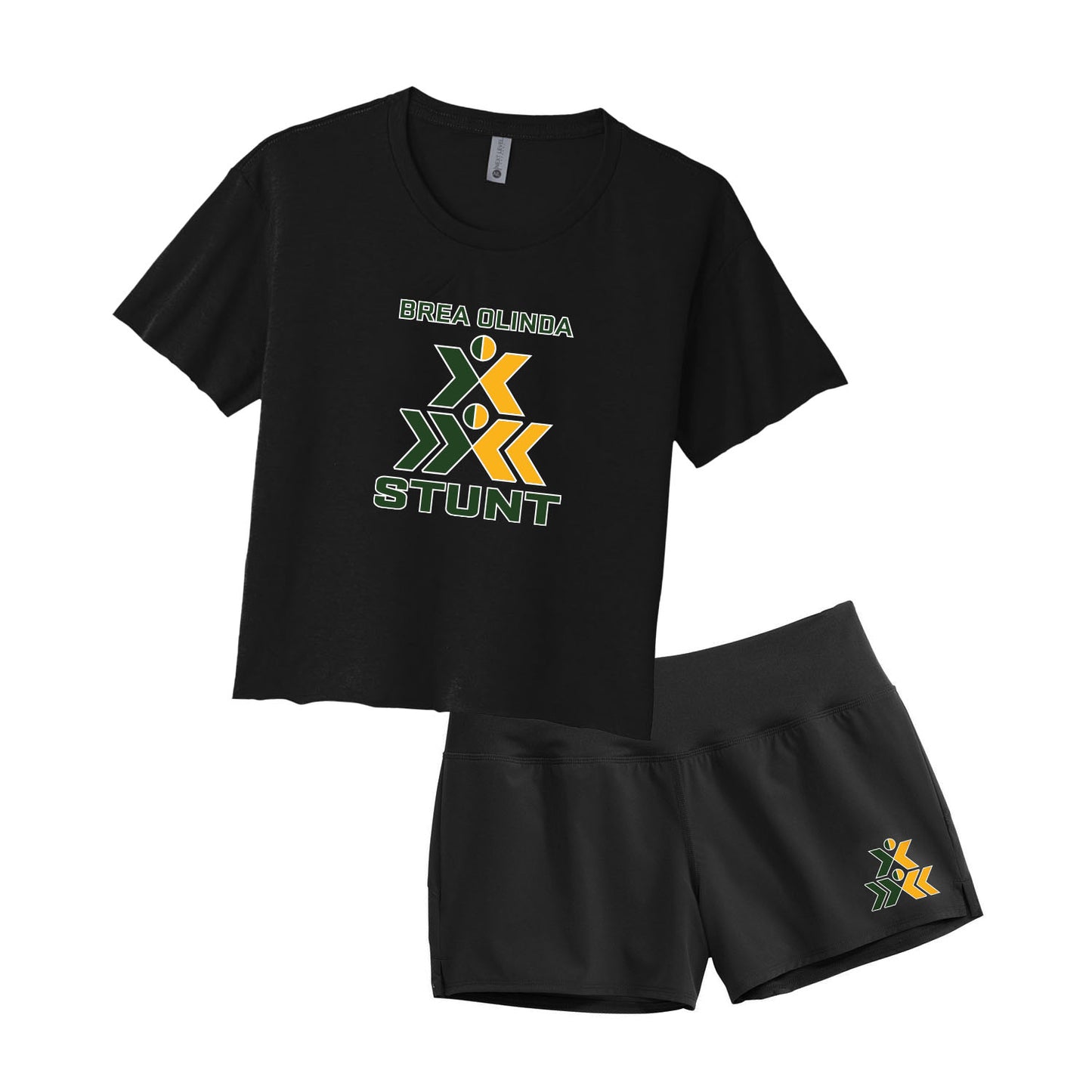 Brea O Stunt Short and Cropped Tee Set