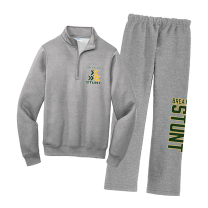 Brea O Stunt 1/4 Zip and Sweatpant Set