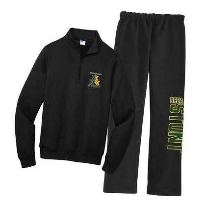 Brea O Stunt 1/4 Zip and Sweatpant Set