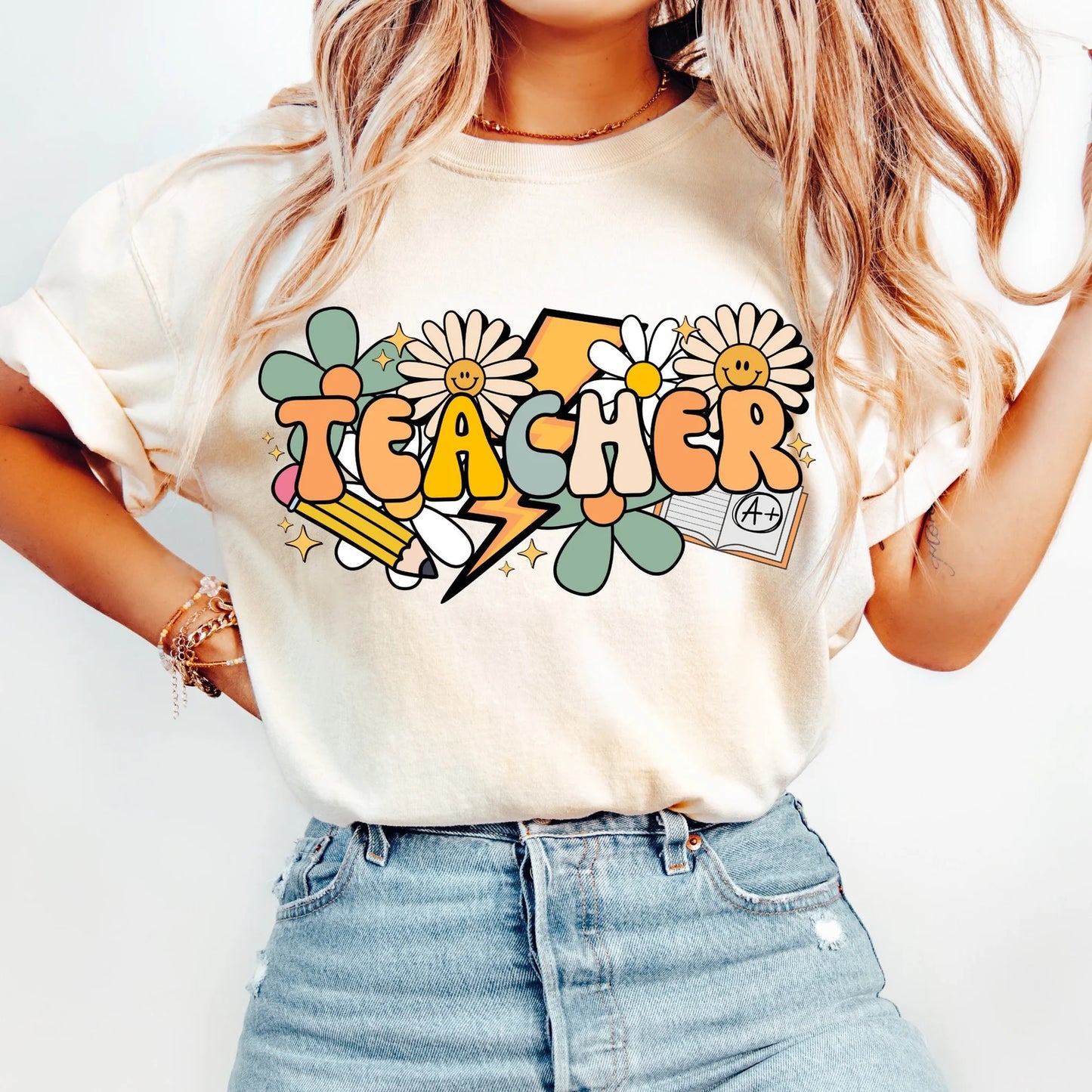 Flower Teacher Unisex Tee