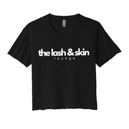 The Lash And Skin Lounge Cropped Tee