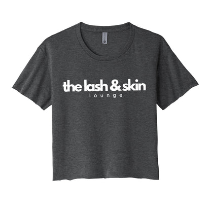 The Lash And Skin Lounge Cropped Tee