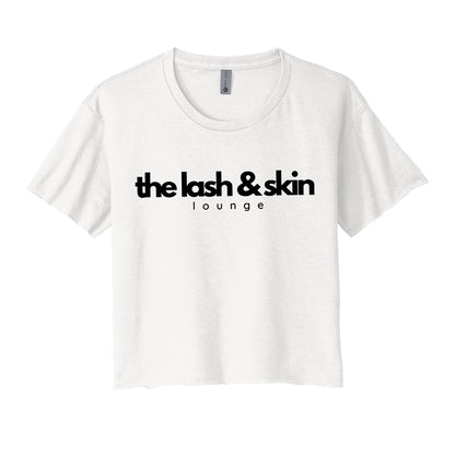 The Lash And Skin Lounge Cropped Tee