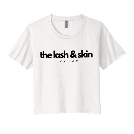 The Lash And Skin Lounge Cropped Tee