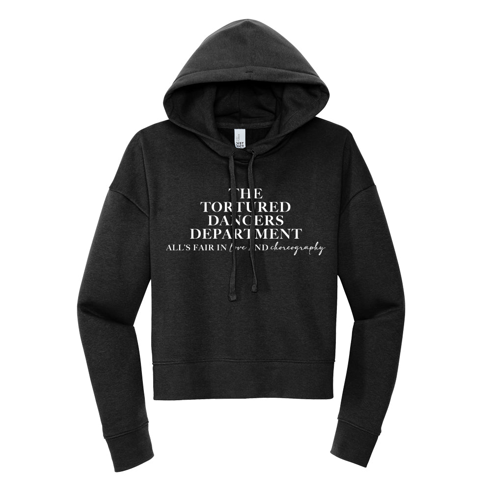 Tortured Dancers Cropped Hoodie
