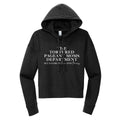 Tortured Pageant Moms Department Cropped Hoodie